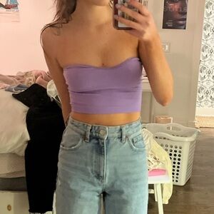 XS URBAN OUTFITTERS PURPLE TUBE TOP